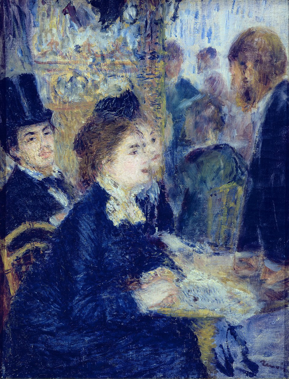 At the Cafe by Pierre Auguste Renoir
