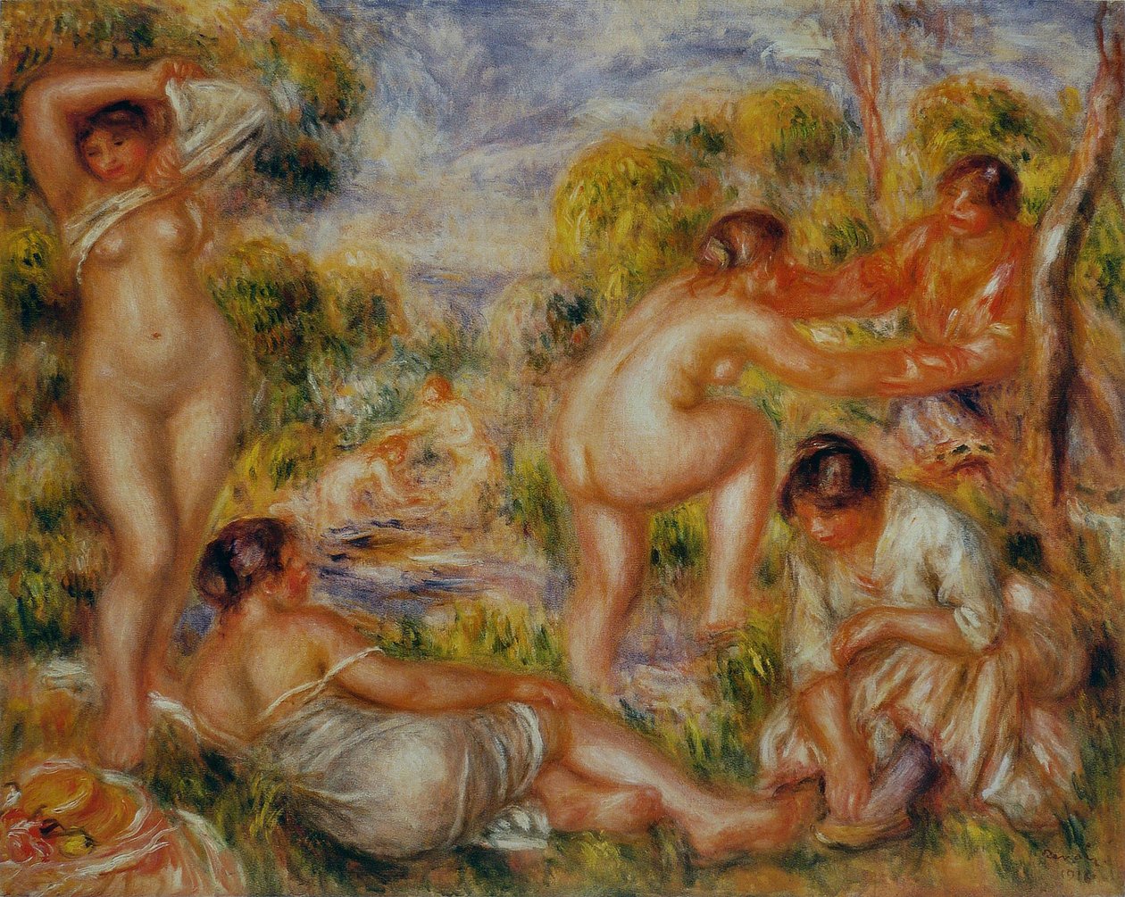 Bathers by Pierre Auguste Renoir
