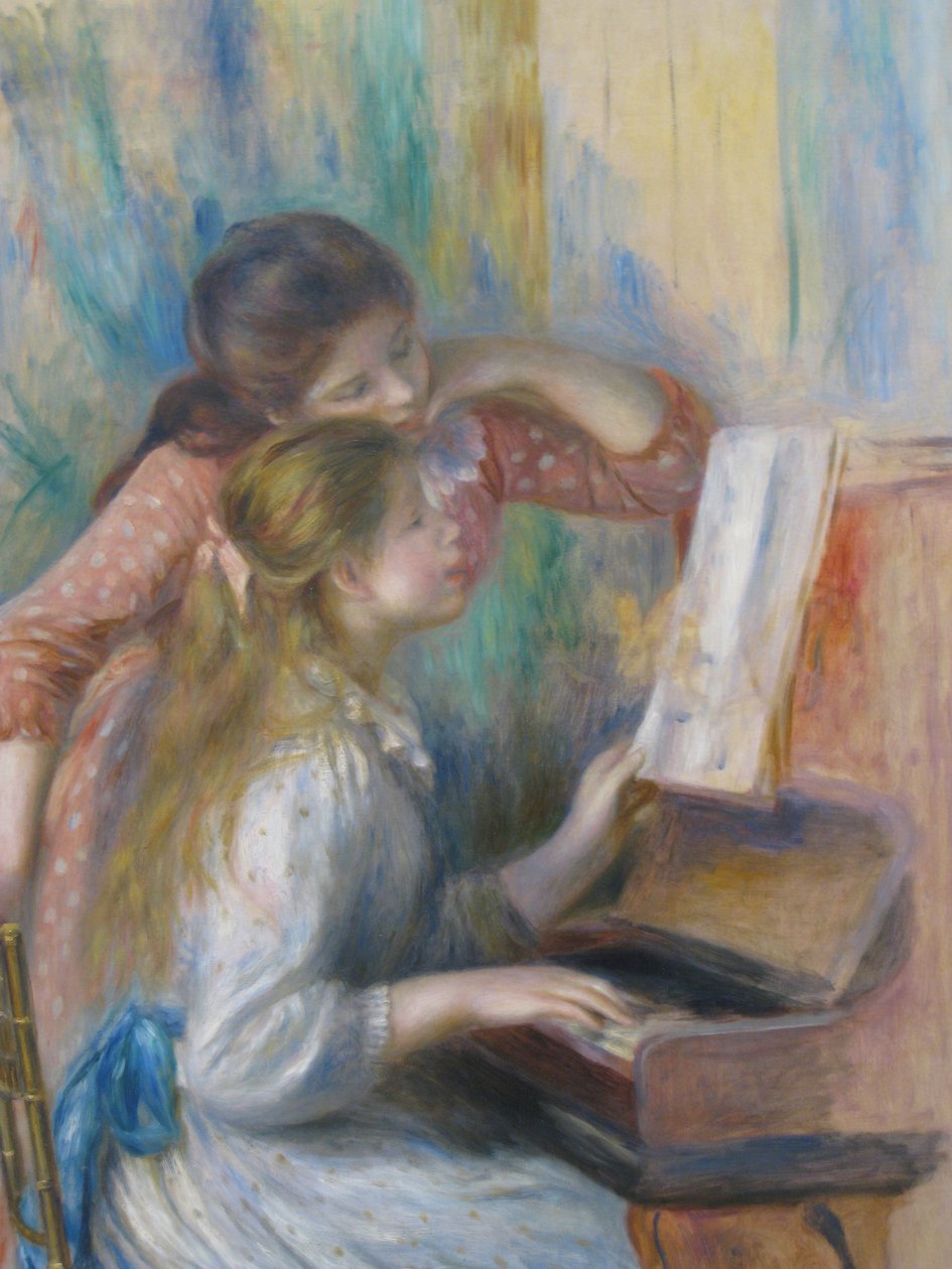 Young Girls at the Piano by Pierre Auguste Renoir