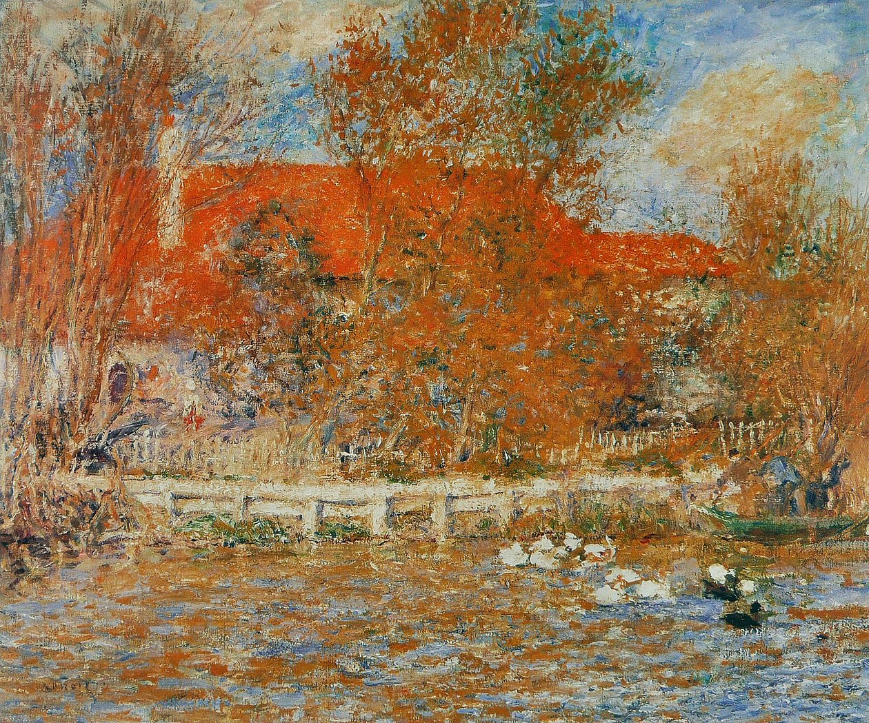 The Duck Pond by Pierre Auguste Renoir