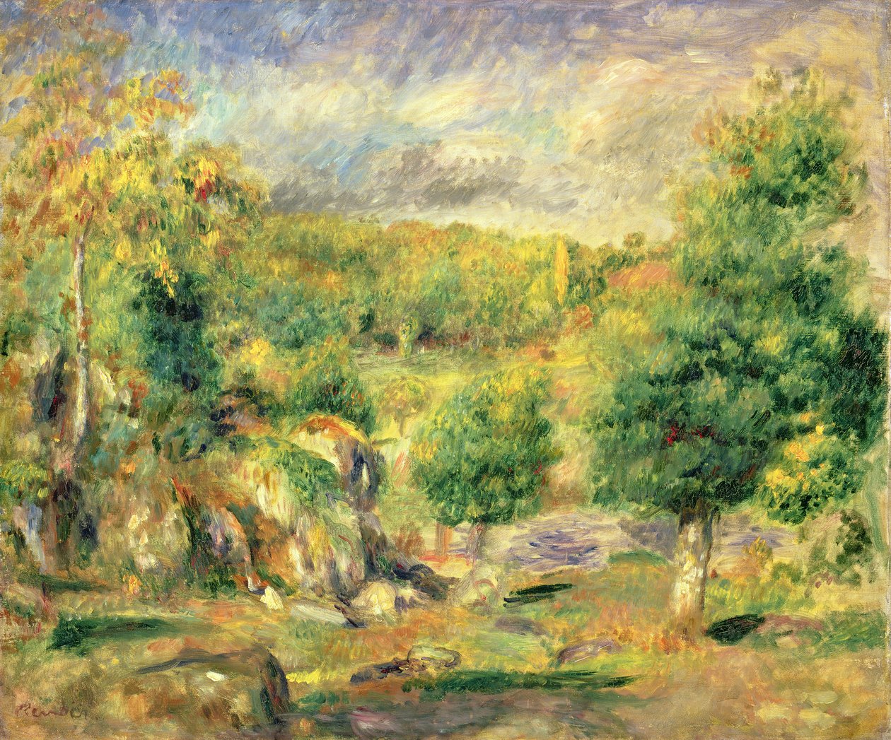 Pont-Aven, 1892 by Pierre Auguste Renoir