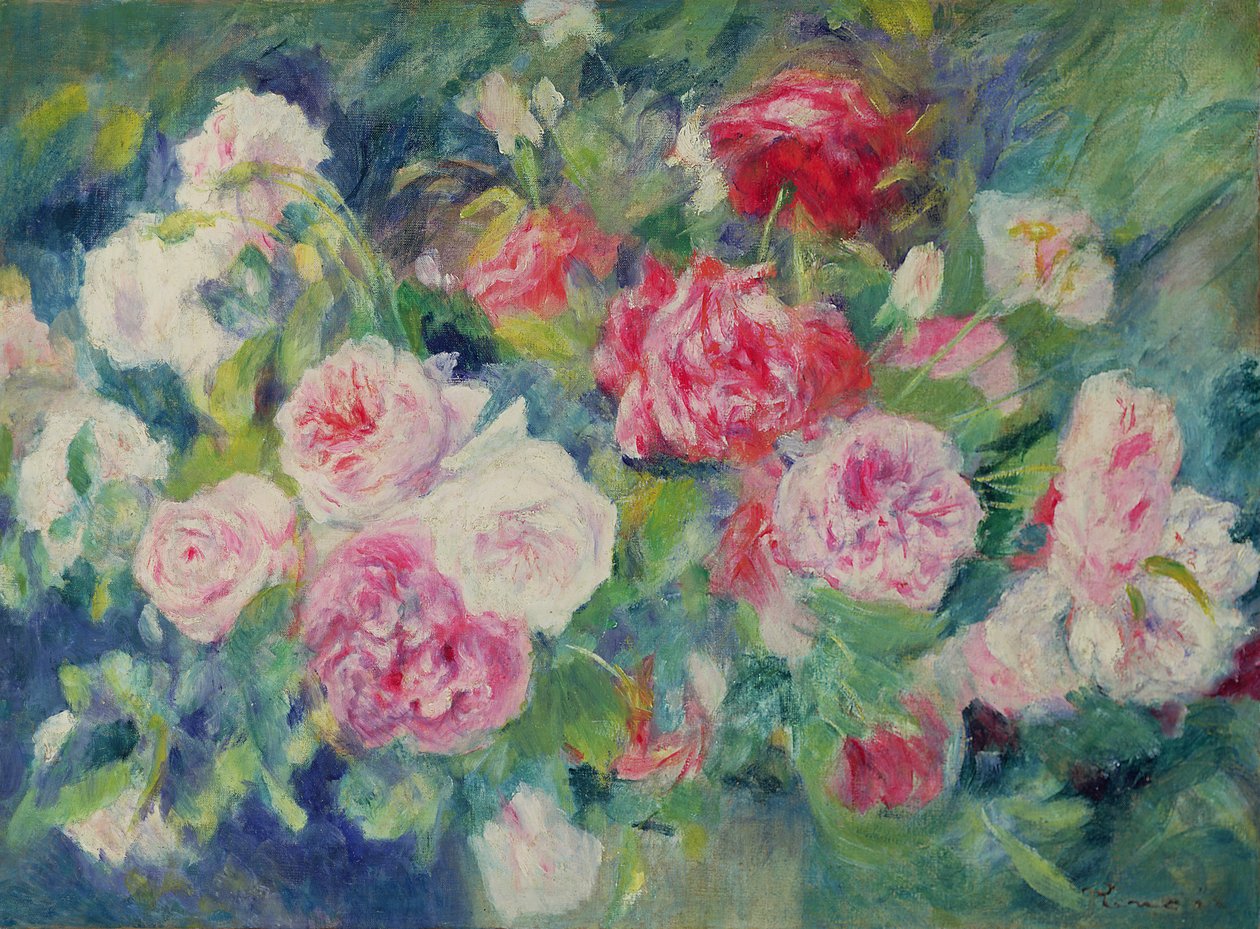 Roses by Pierre Auguste Renoir