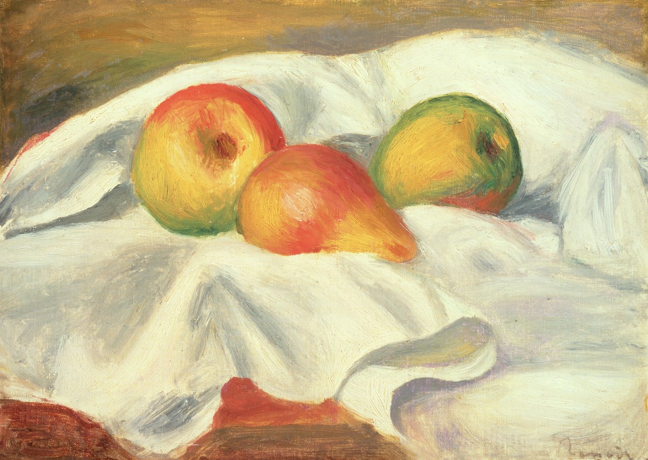 Three Pears by Pierre Auguste Renoir