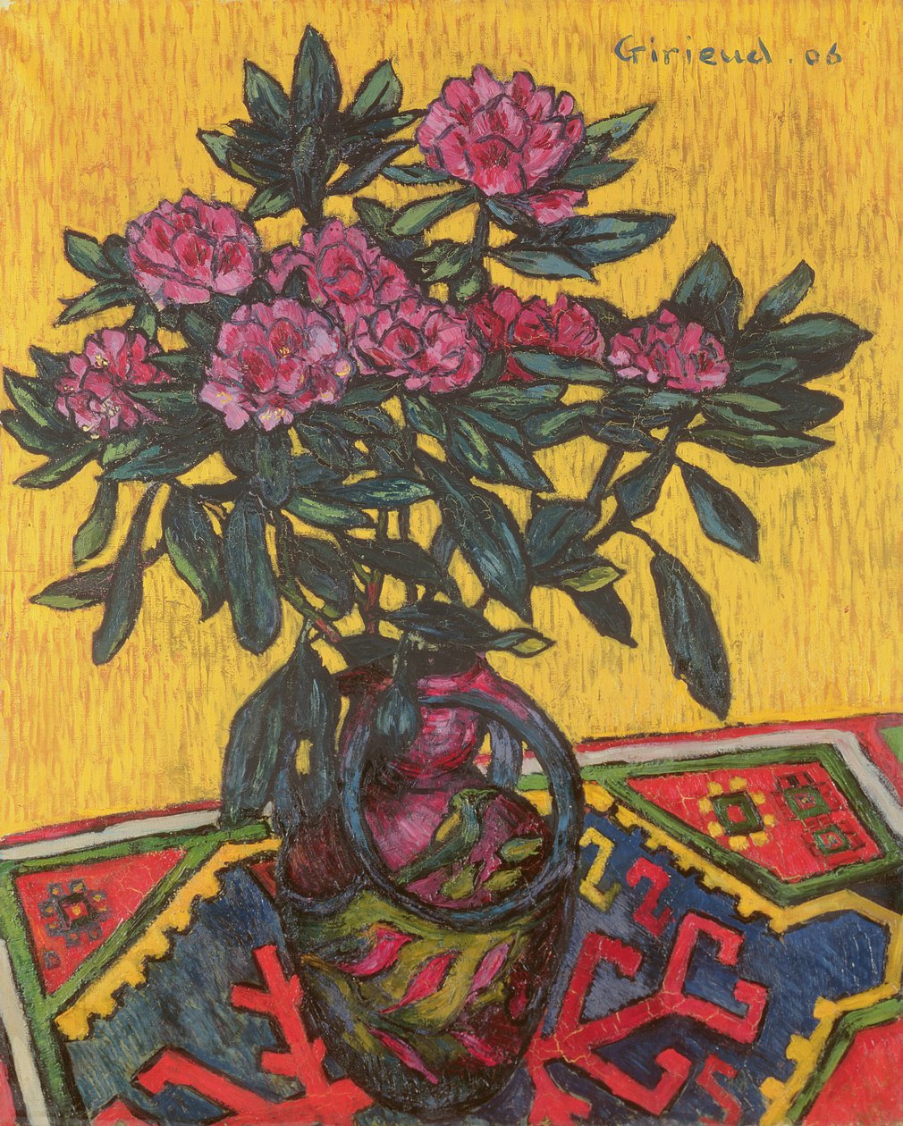 Peonies by Pierre Paul Girieud