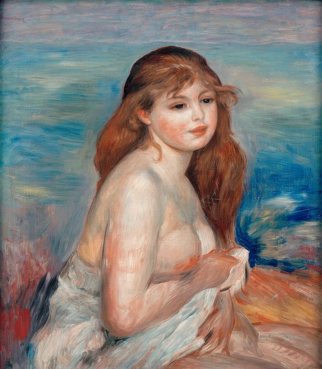 Bather by Pierre Auguste Renoir