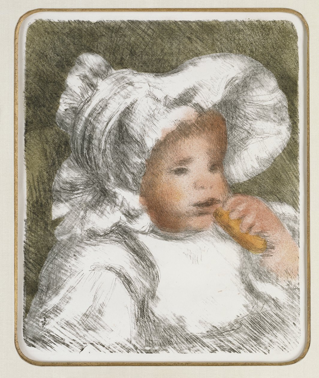 Child with a Biscuit, c.1888-89 by Pierre Auguste Renoir