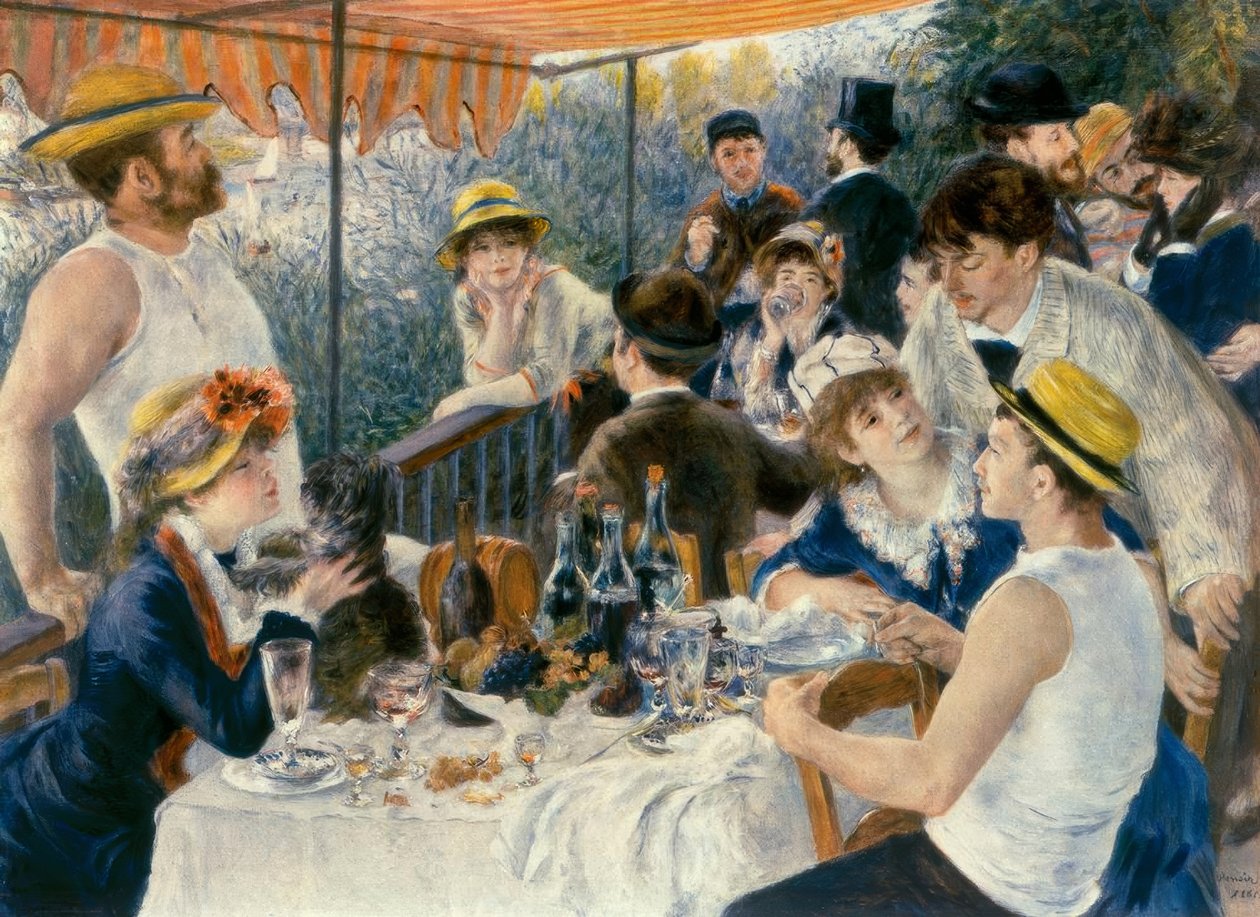 Breakfast of the Rowers by Pierre Auguste Renoir