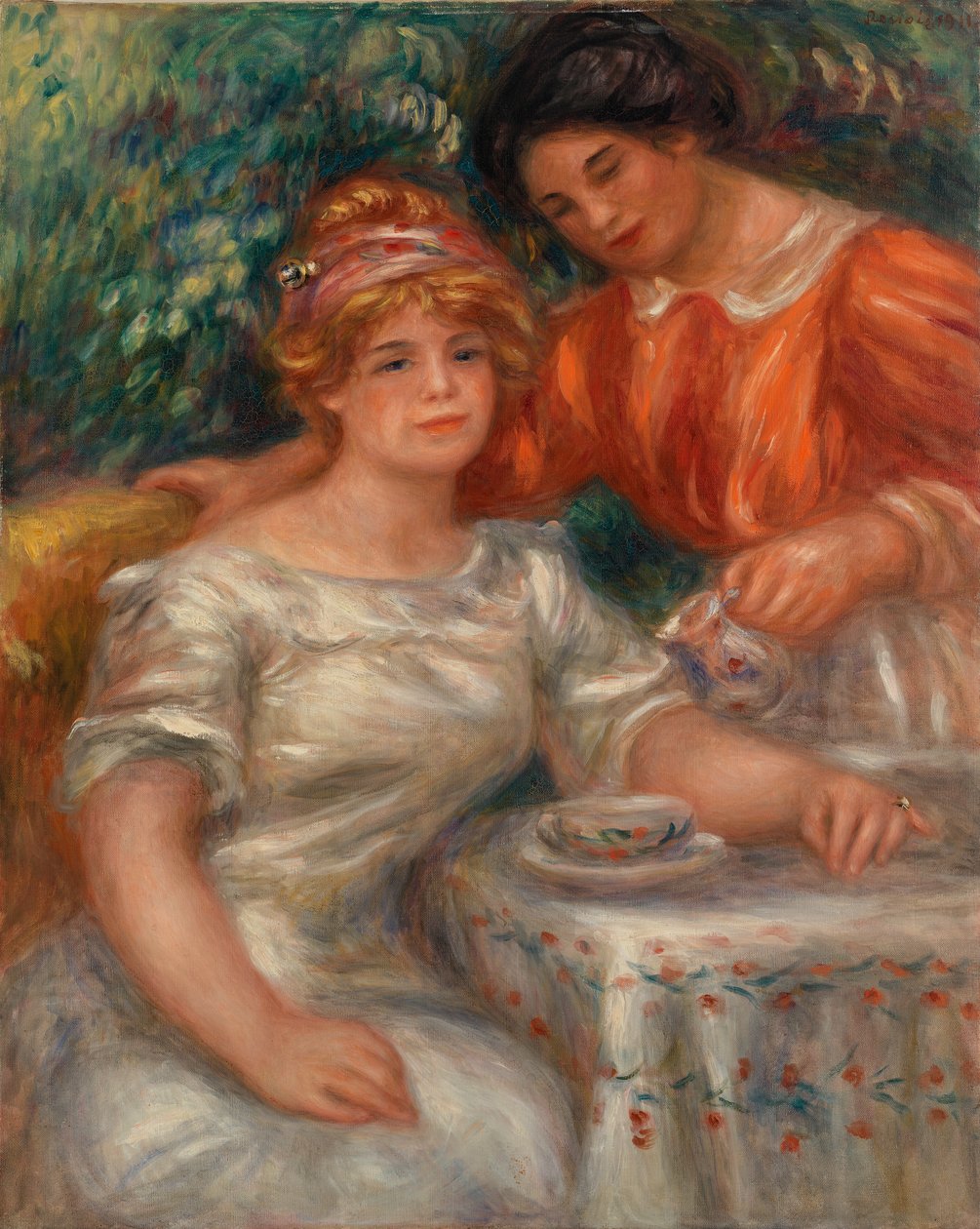 Tea Time by Pierre Auguste Renoir