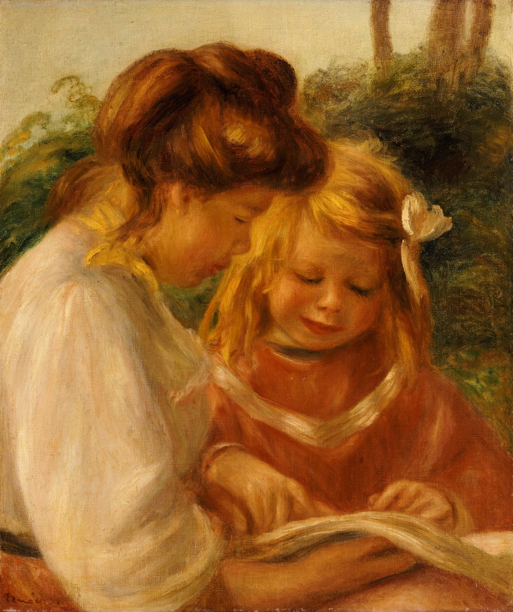 The Alphabet, Jean and Gabrielle by Pierre Auguste Renoir