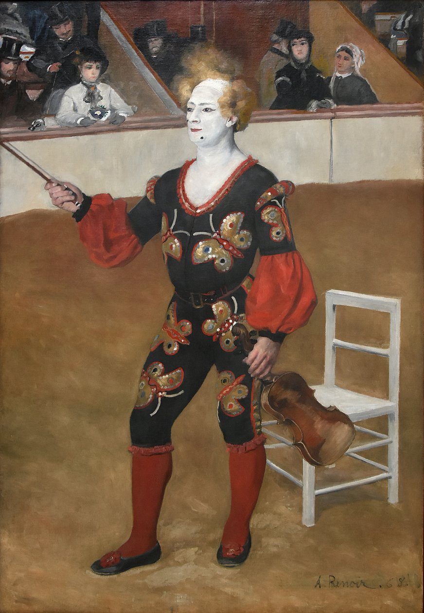 The Clown by Pierre Auguste Renoir