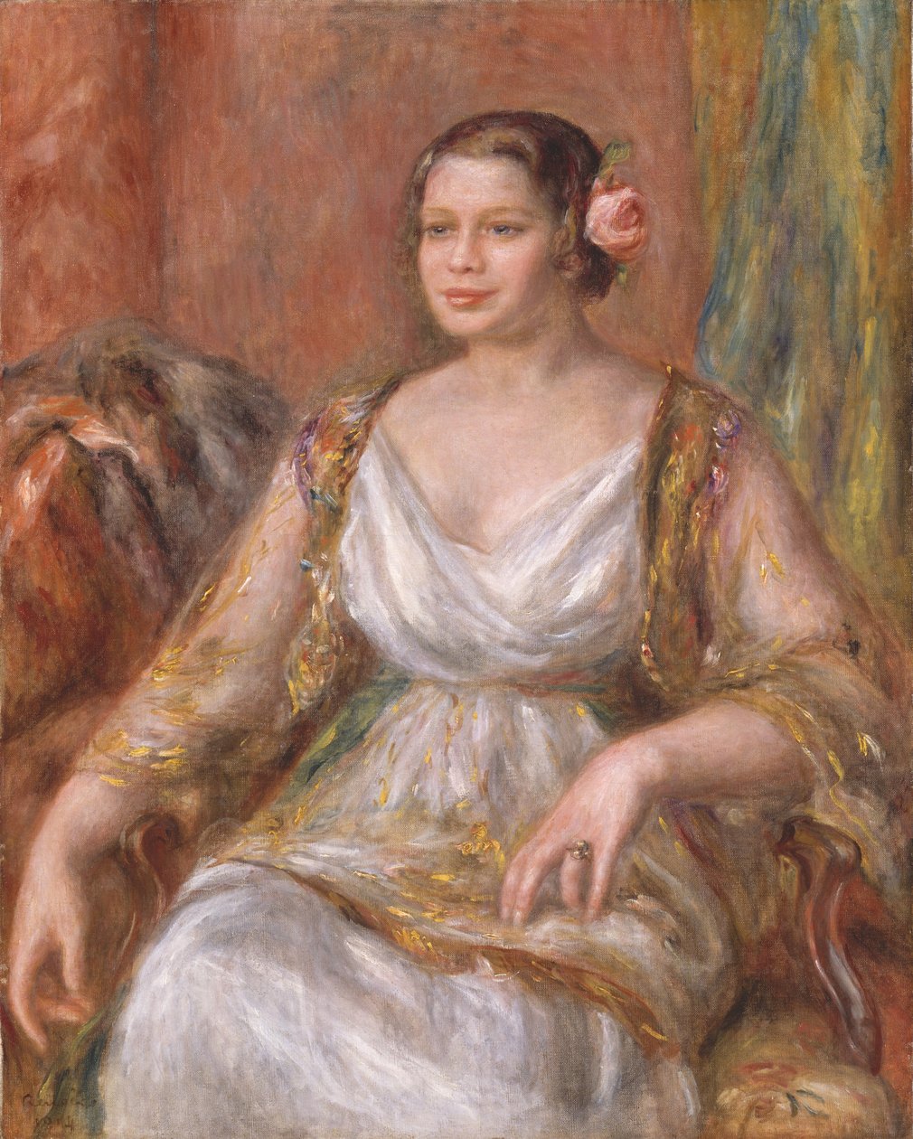 Tilla Durieux (Ottilie Godeffroy) by Pierre Auguste Renoir