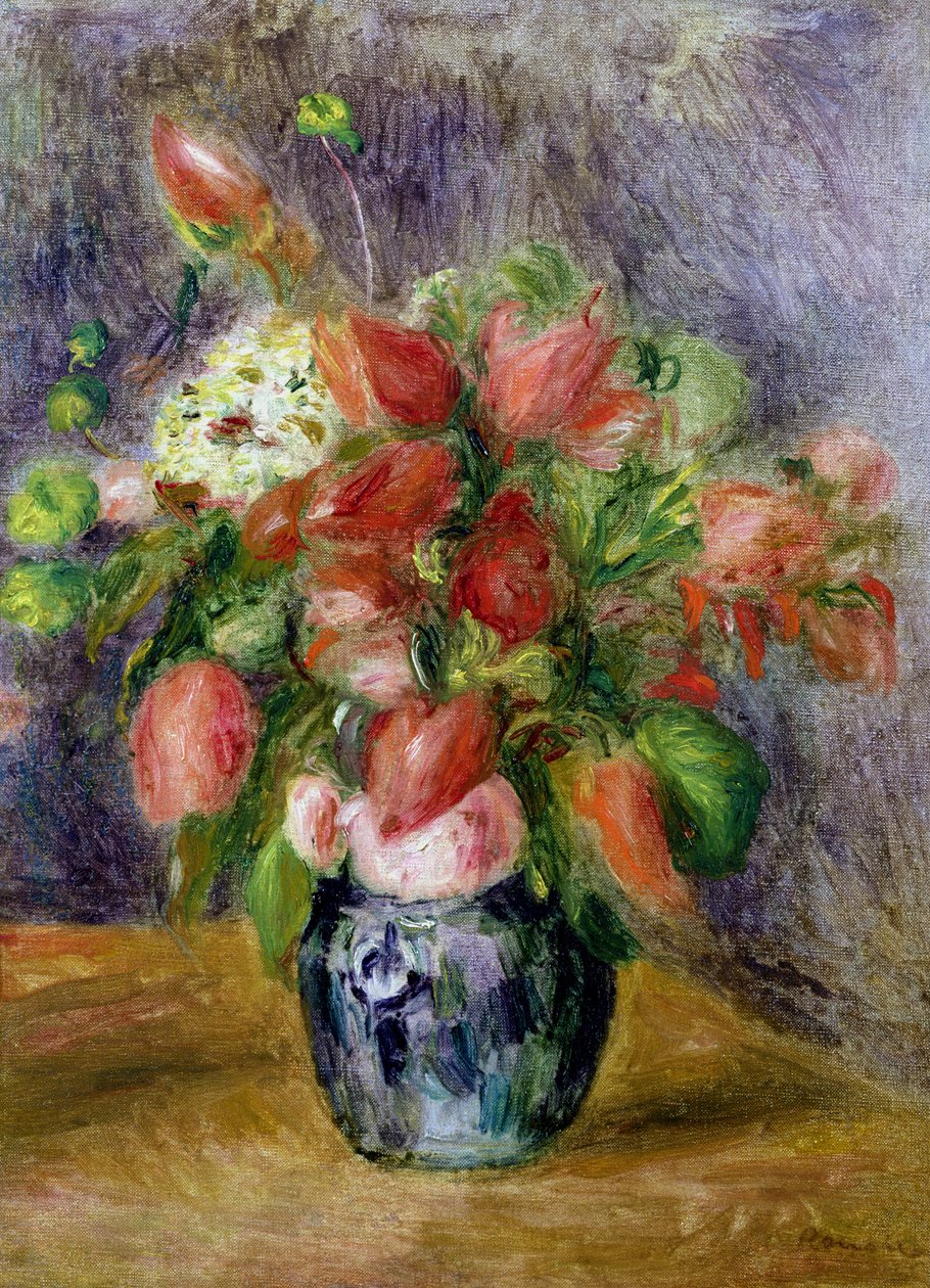 Vase of Flowers by Pierre Auguste Renoir