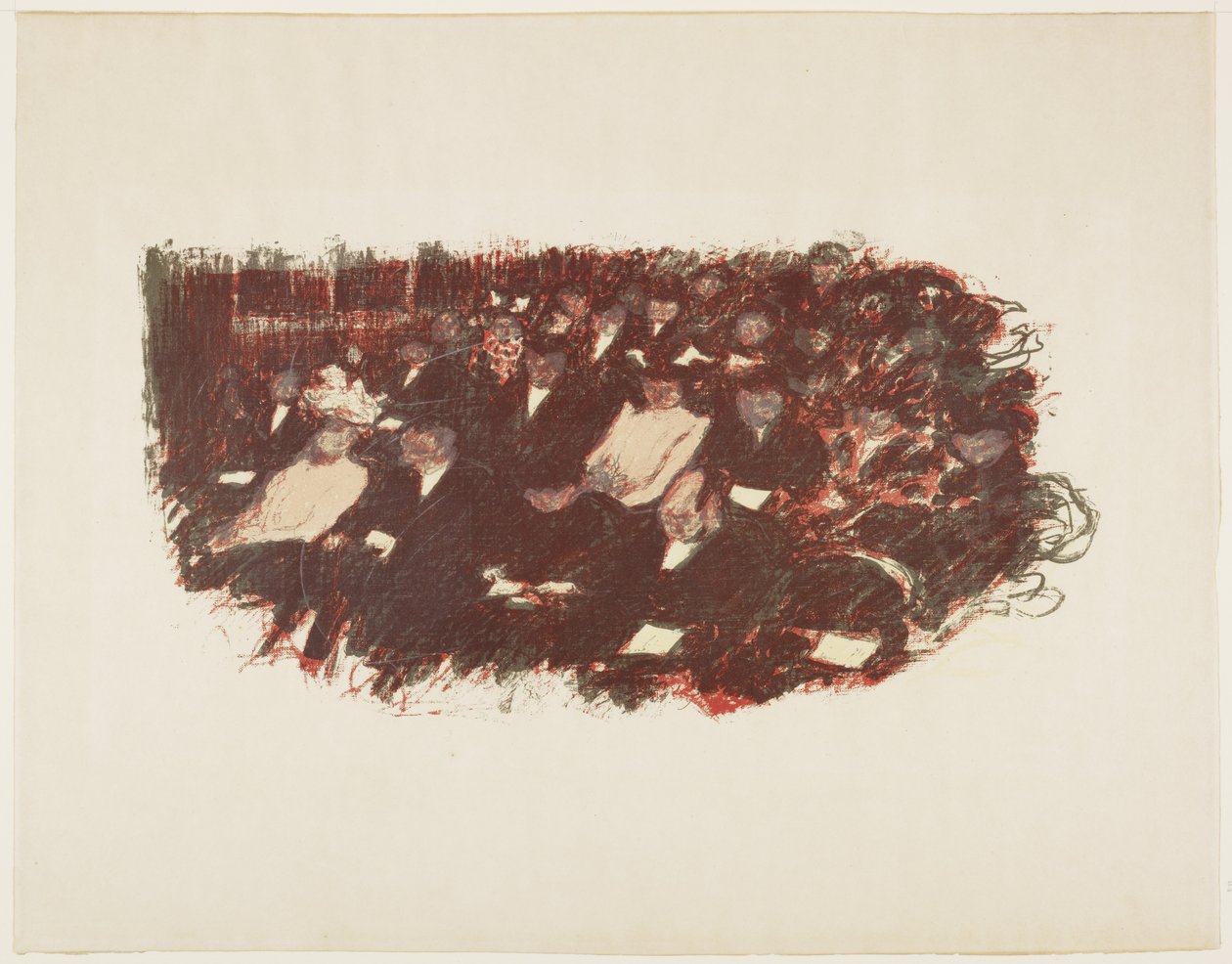 At the Theatre by Pierre Bonnard