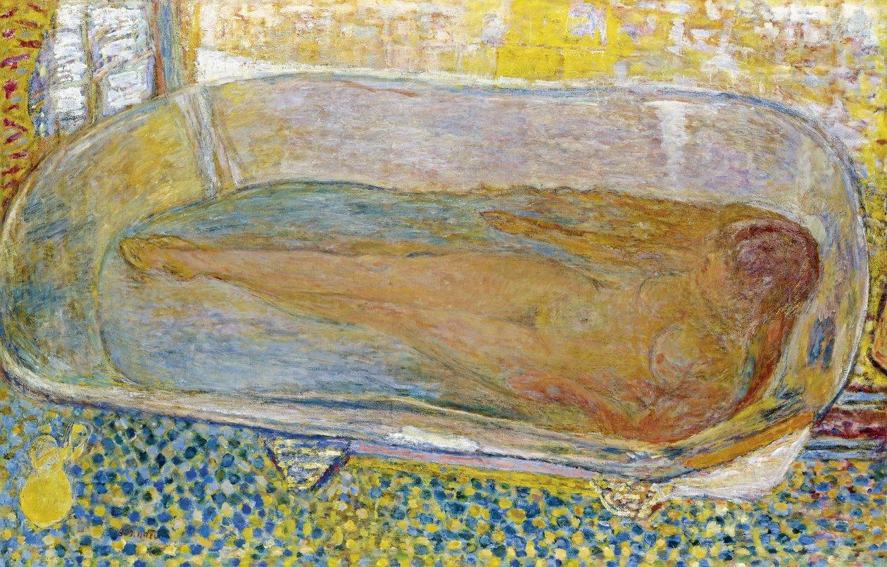 Big Bathtub Nude by Pierre Bonnard