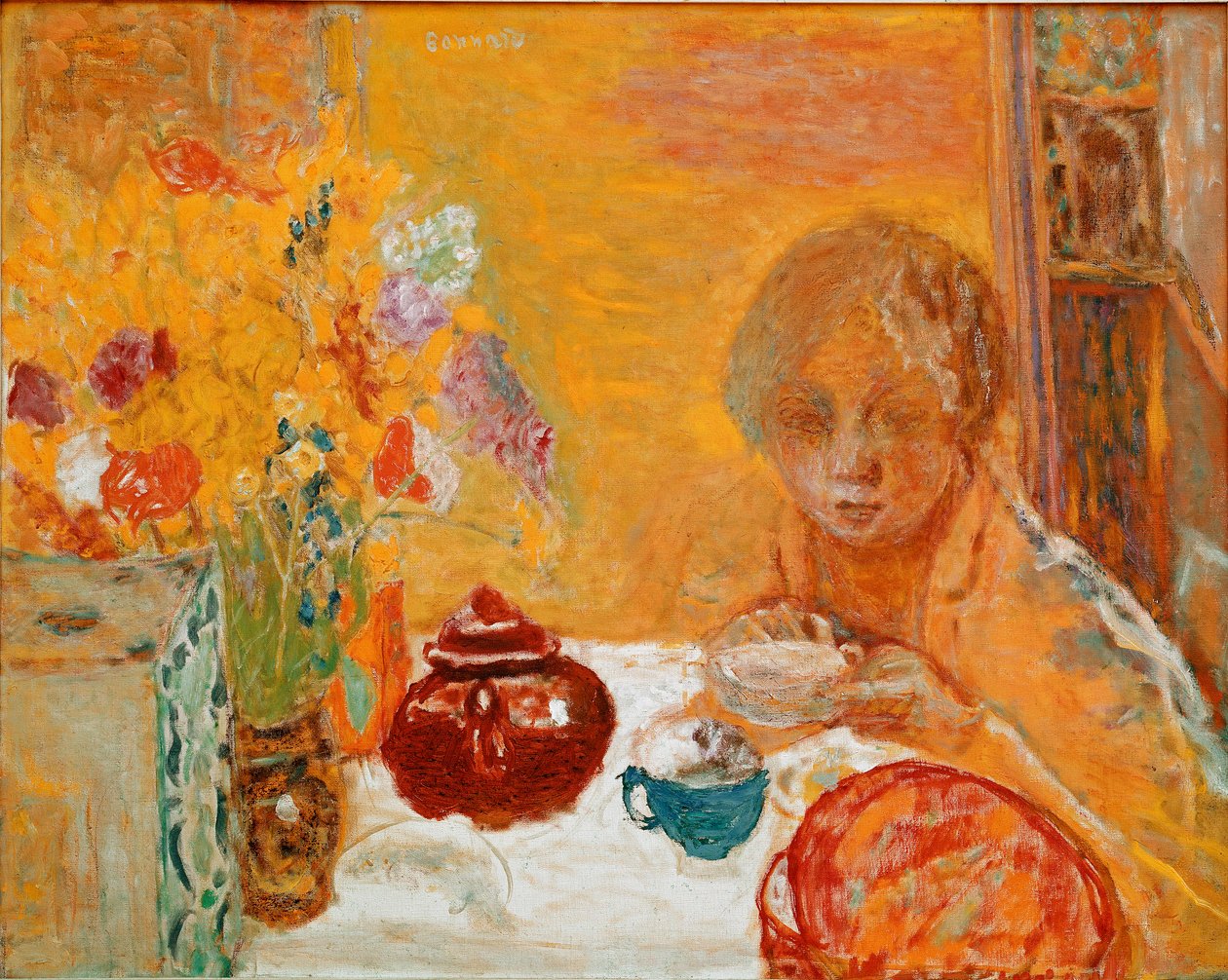 Breakfast by Pierre Bonnard