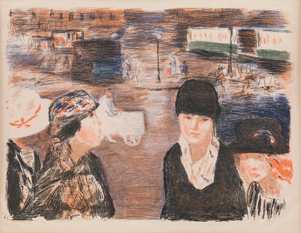 Place Clichy by Pierre Bonnard