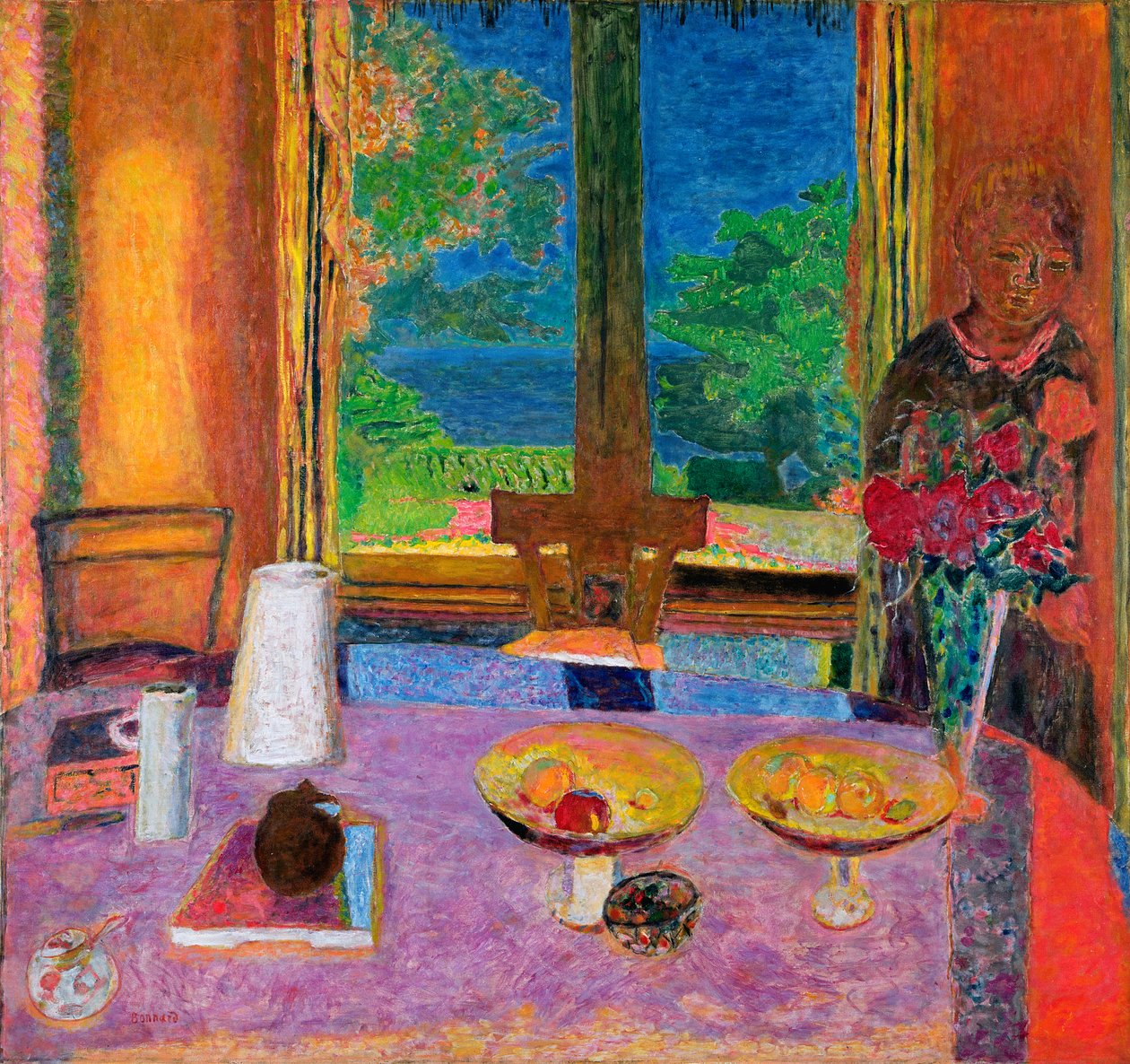 Dining Room on the Garden, 1934-35 by Pierre Bonnard