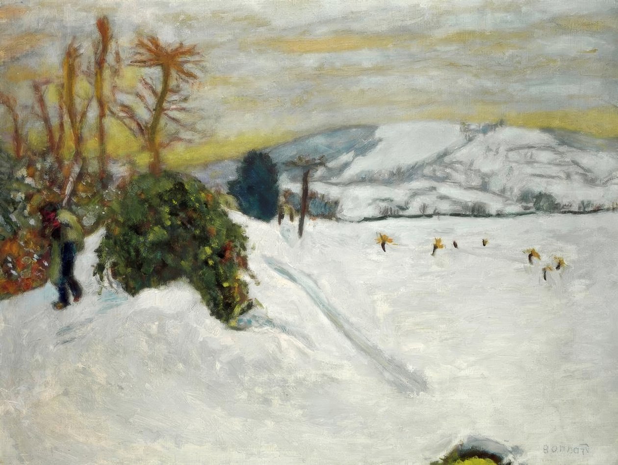 The Snow at Grand-Lemps (Snow in Dauphiné) by Pierre Bonnard