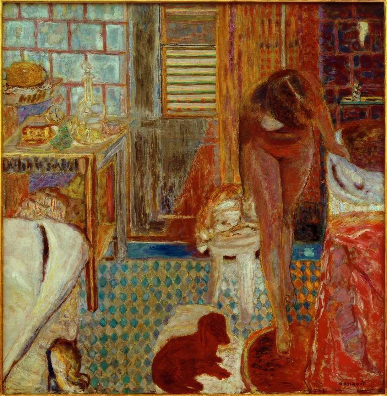 The Toilet Cabinet by Pierre Bonnard