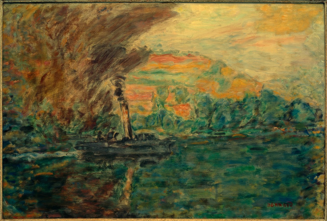 The Tugboat by Pierre Bonnard