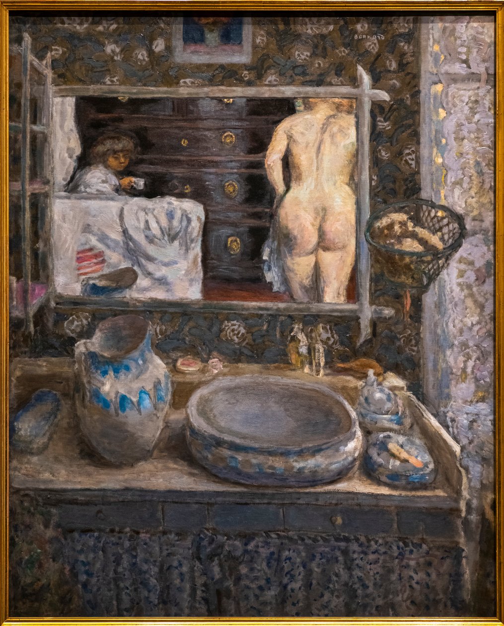 Mirror above a Washstand by Pierre Bonnard