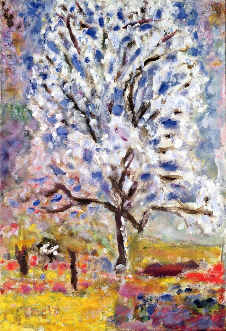 The Almond Tree in Blossom by Pierre Bonnard