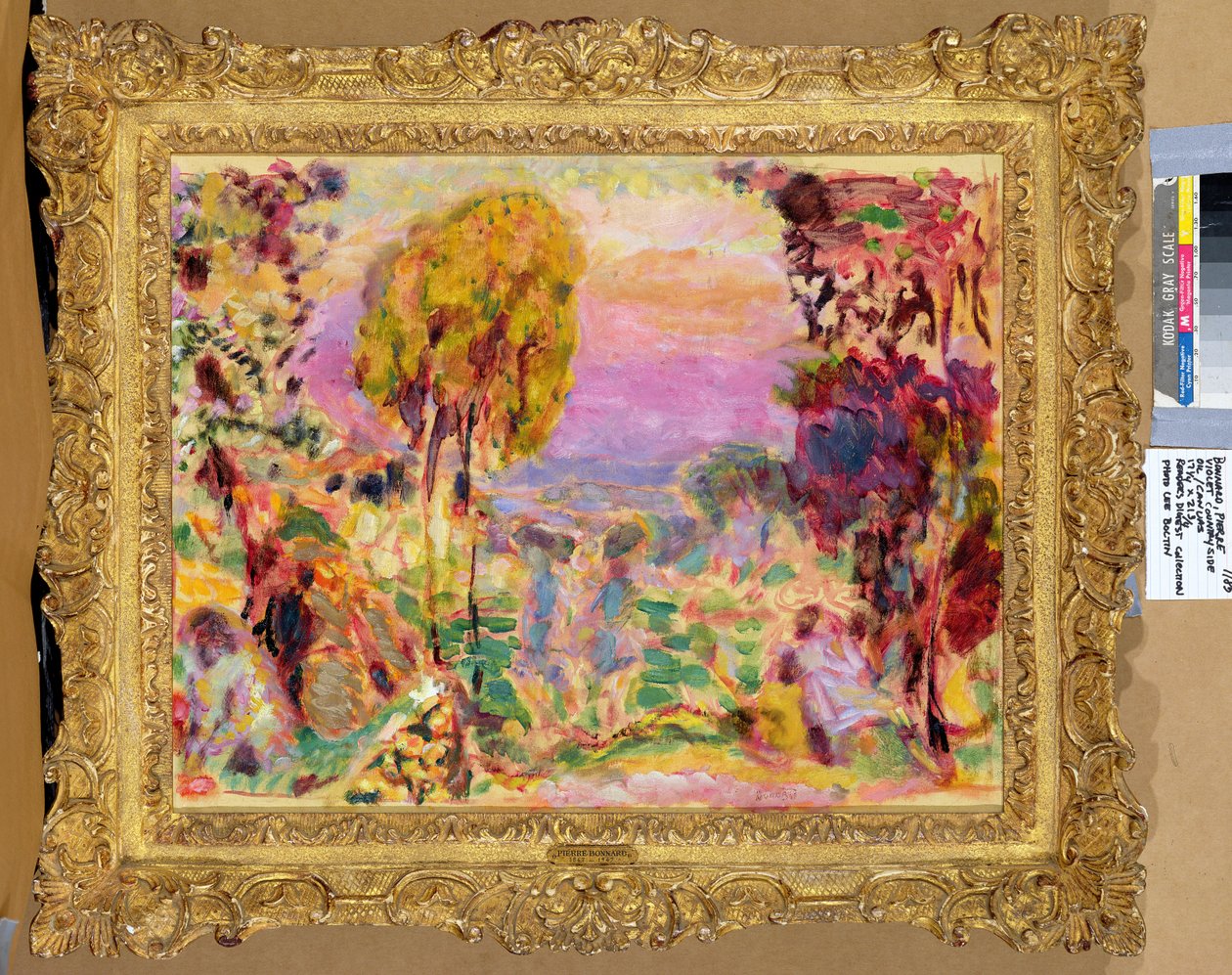 Violet Countryside by Pierre Bonnard
