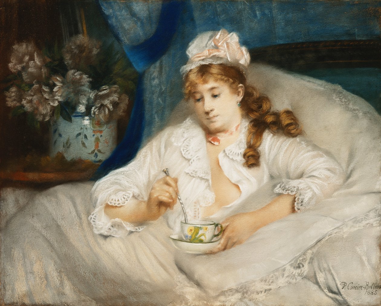 Waking Up by Pierre Carrier Belleuse