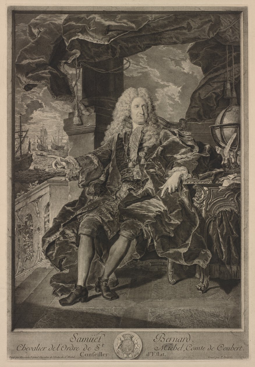Samuel Bernard by Pierre Drevet