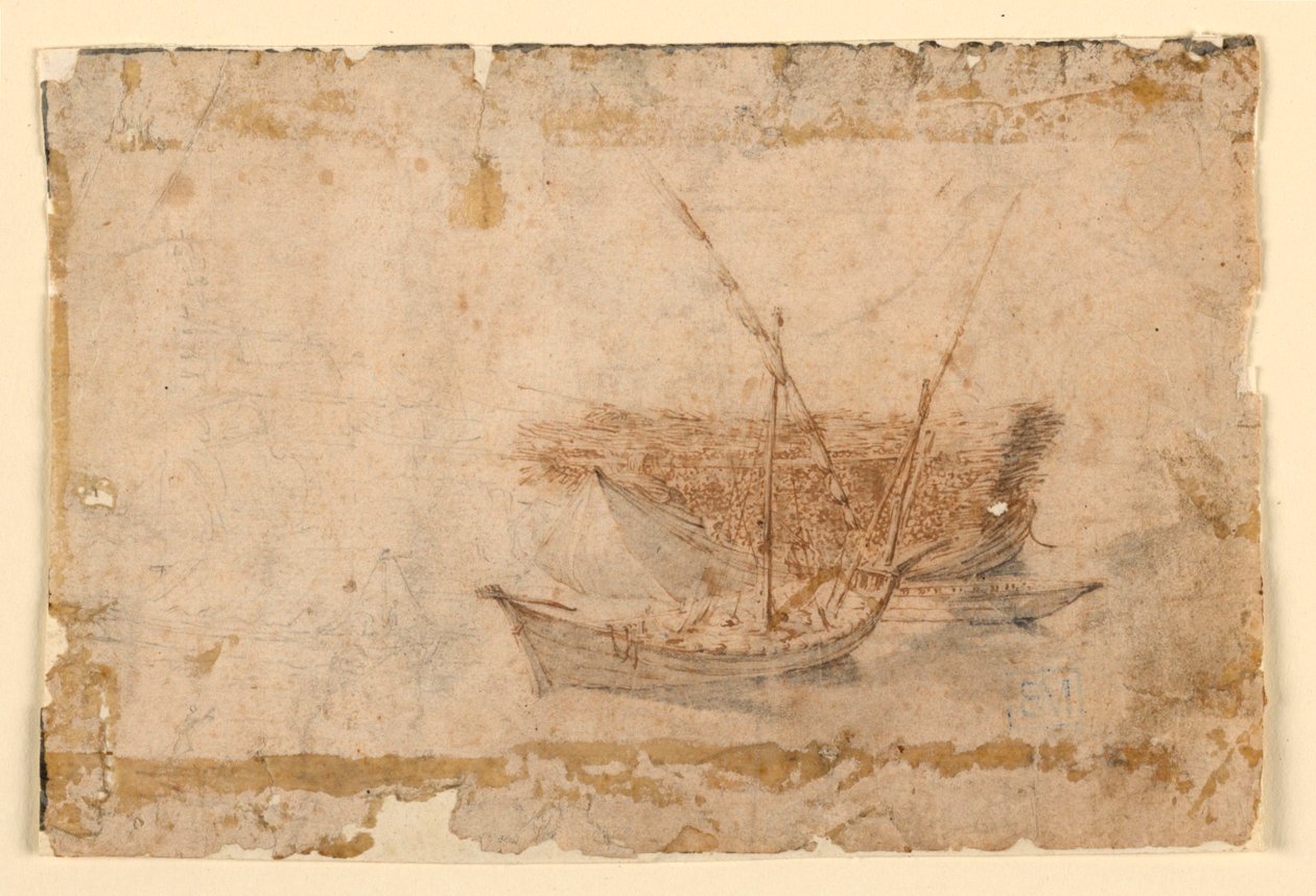 Barges by Pierre Jacques Volaire