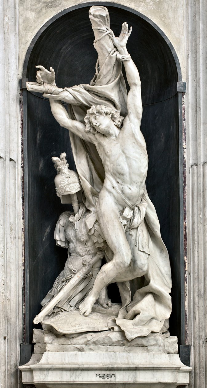 St Sebastian by Pierre Puget