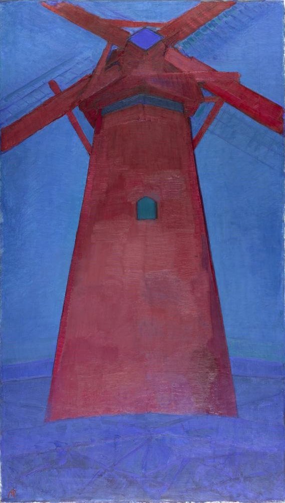 Mondrian Red Mill by Piet Mondrian
