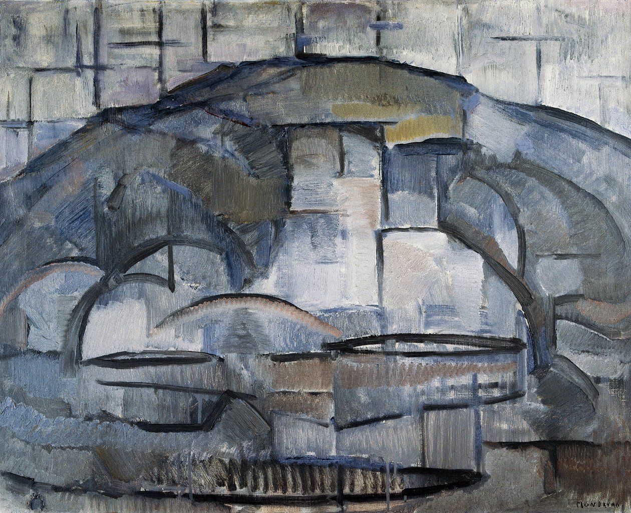 Landscape by Piet Mondrian