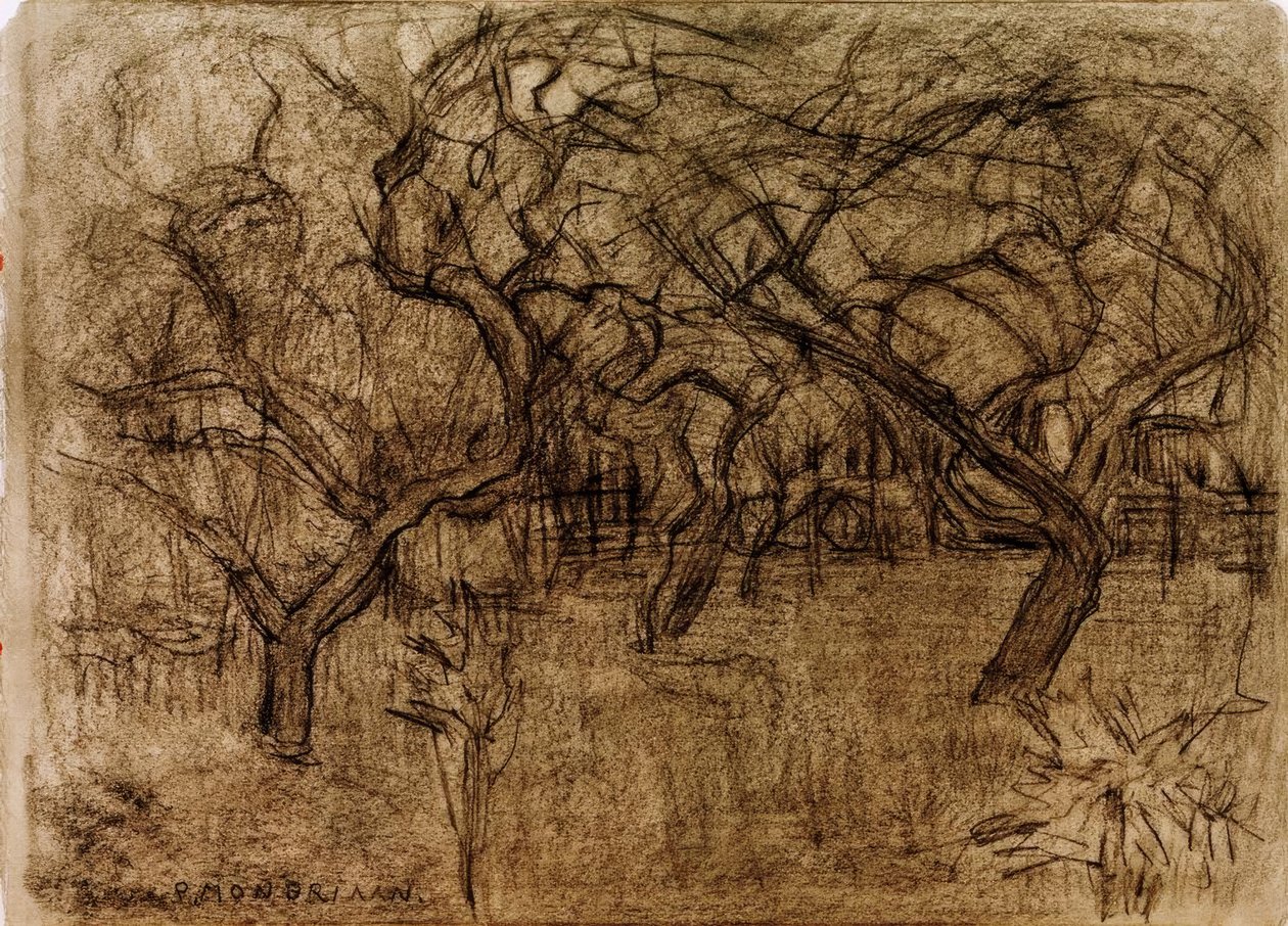 Orchard by Piet Mondrian