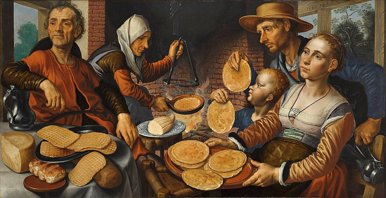 The Pancake Bakery by Pieter Aertsen