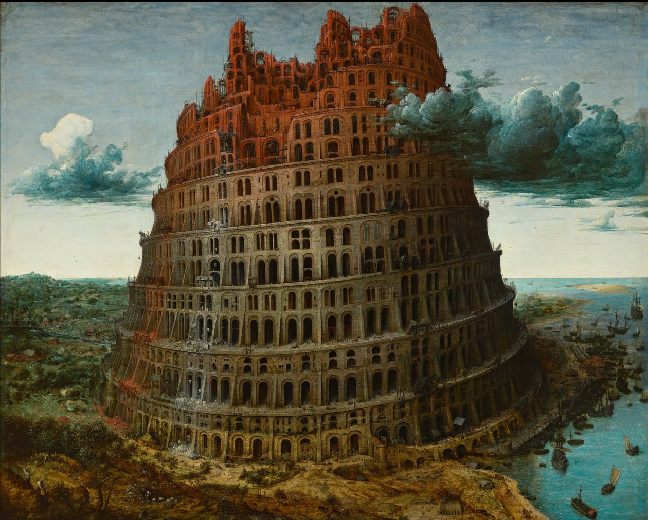 The Tower of Babel (Rotterdam) by Pieter Bruegel the Elder