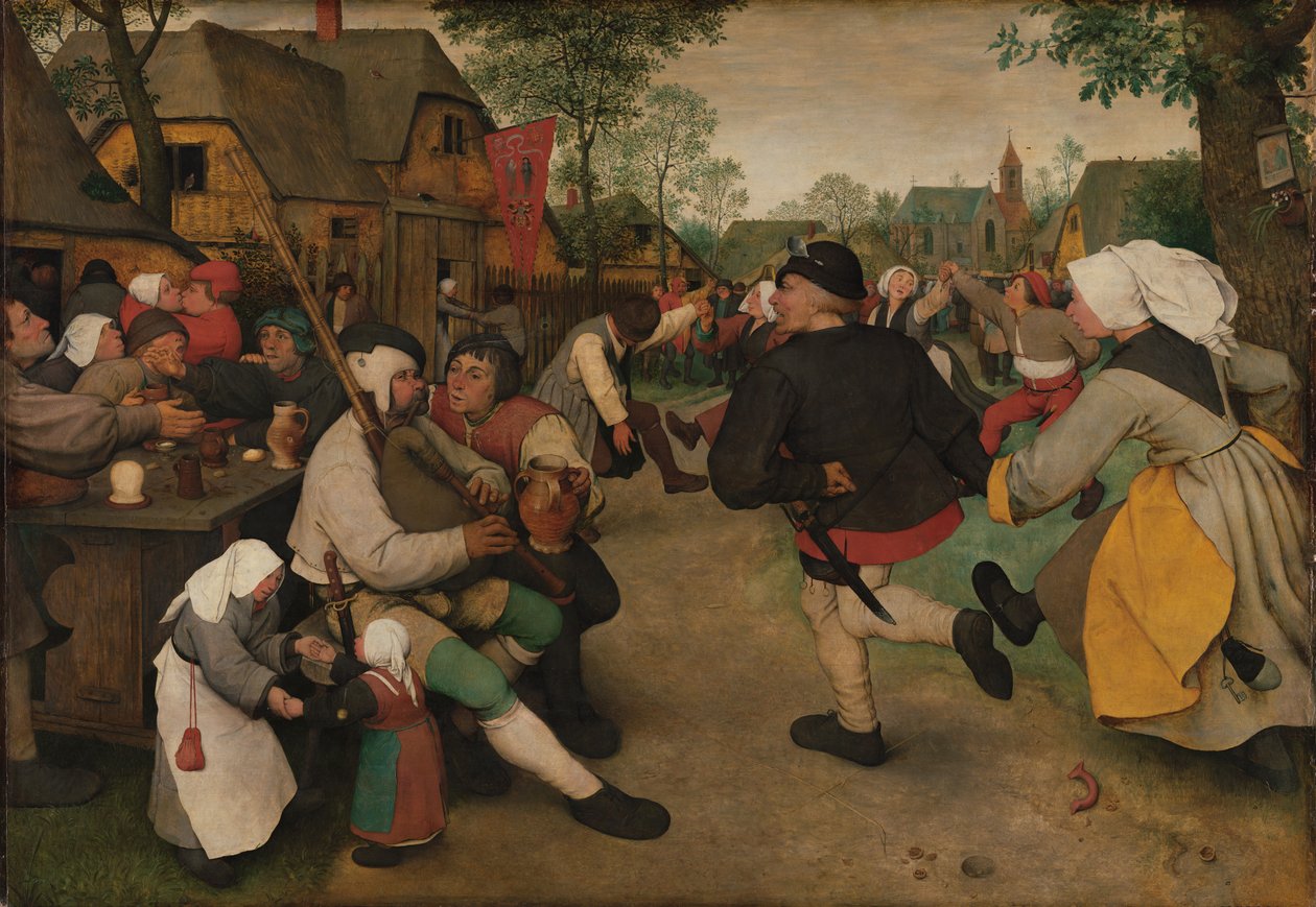 The Peasant Dance by Pieter Bruegel the Elder