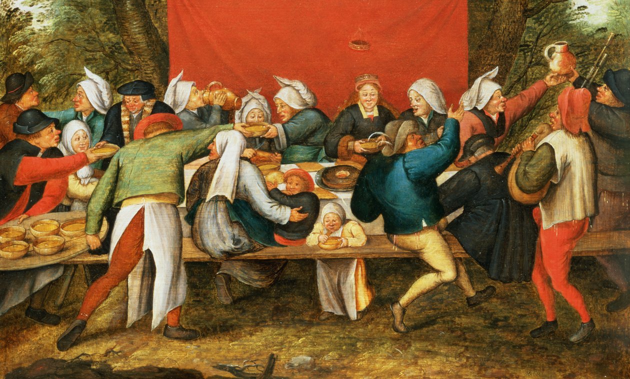 A Wedding Feast by Pieter Brueghel the Younger