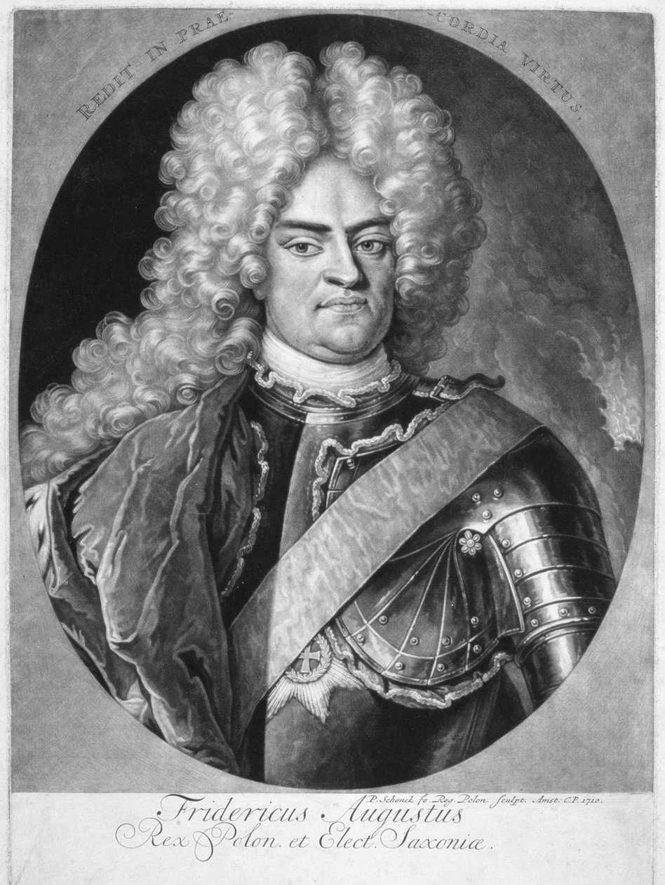 Augustus II, King of Poland by Pieter Schenk