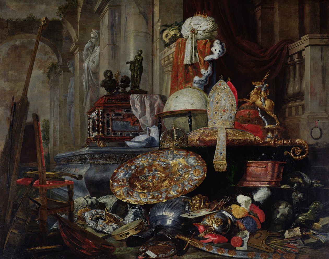 Allegory of the Vanities of the World, 1663 by Pieter or Peter Boel