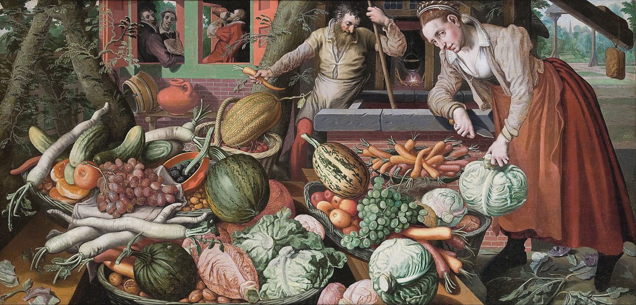 Market Scene by Pieter Aertsen