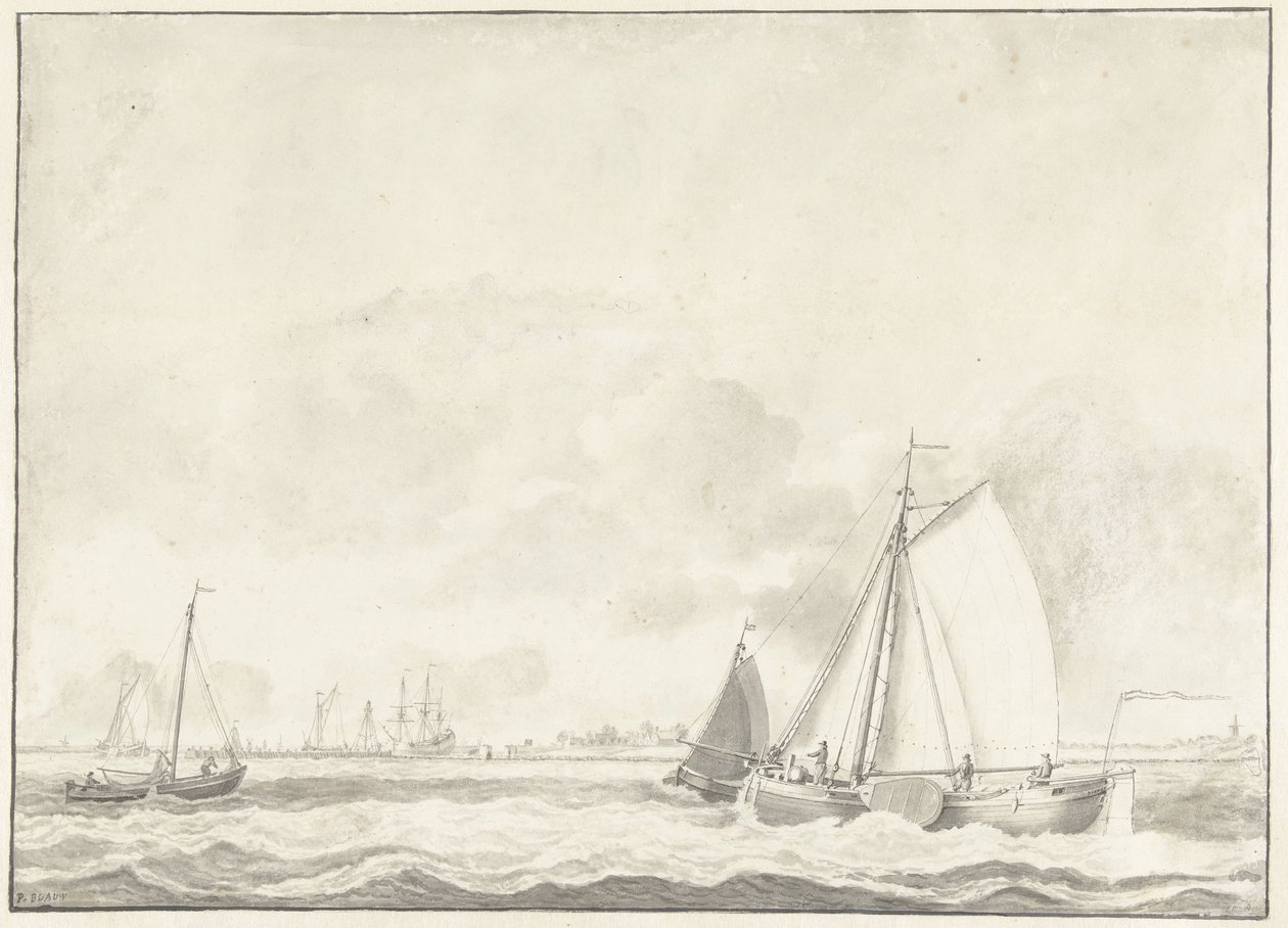 Seascape by Pieter Blaauw