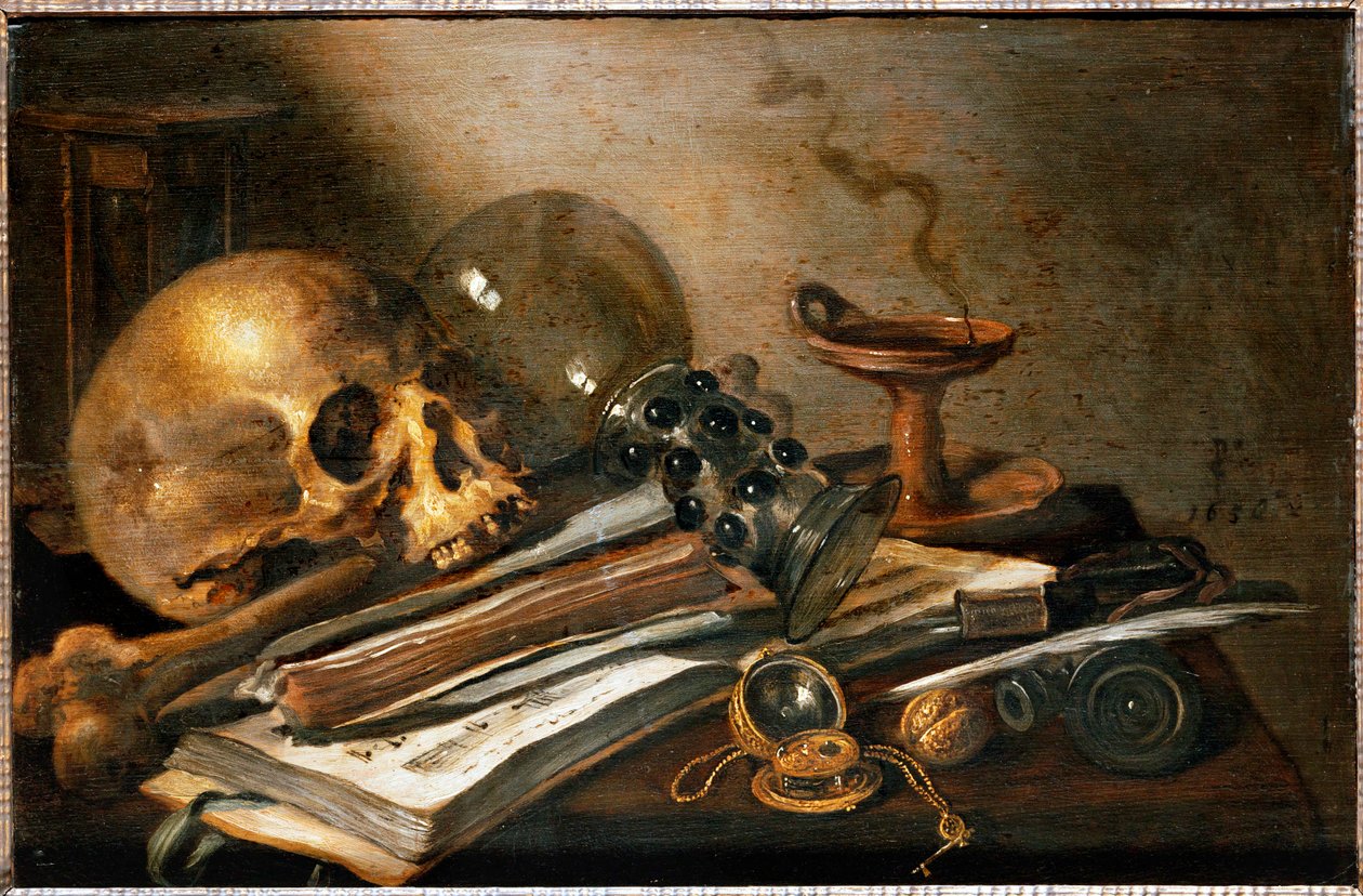 Vanitas, Still-Life by Pieter Claesz