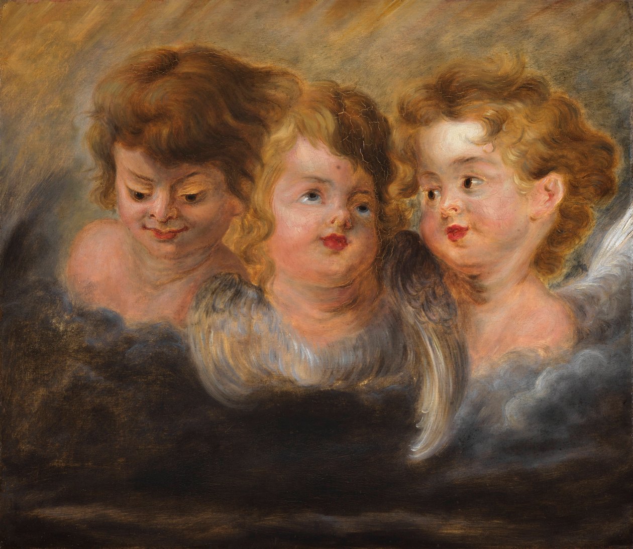 Three Angel Heads in the Clouds by Pieter Paul Rubens