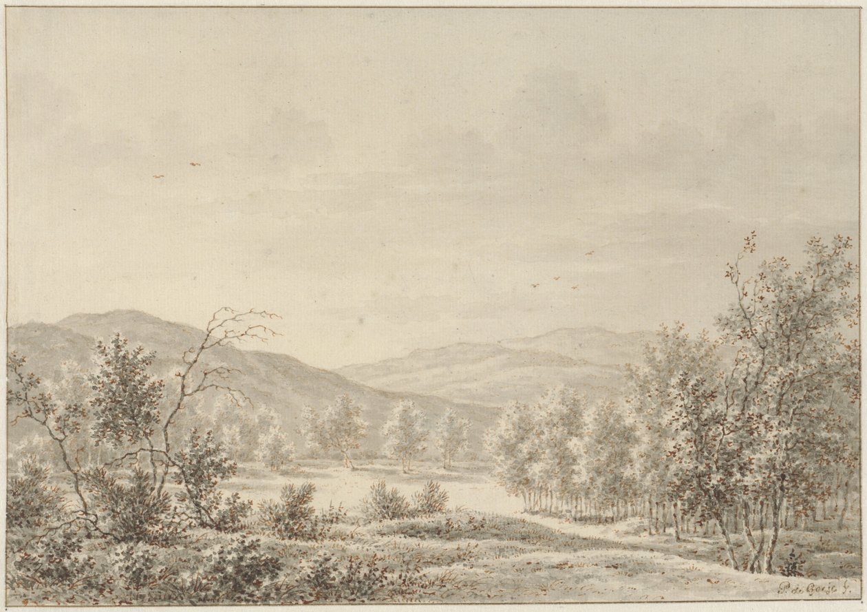 Hill Landscape by Pieter de Goeje