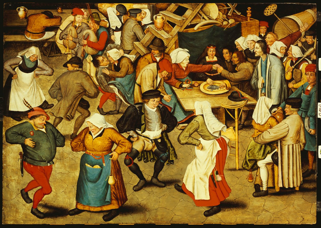 The Indoor Wedding Dance by Pieter Brueghel the Younger