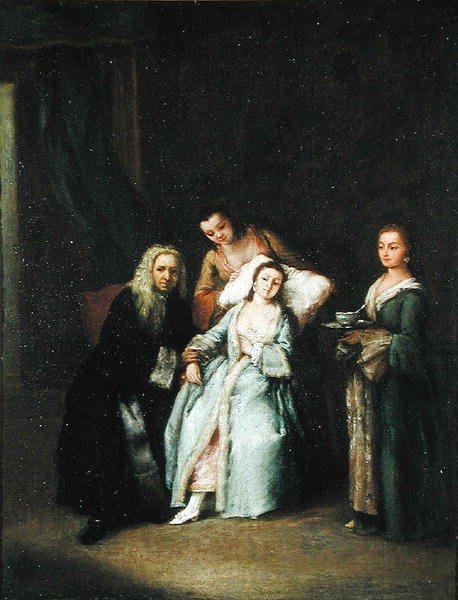 The Sick Woman by Pietro Longhi