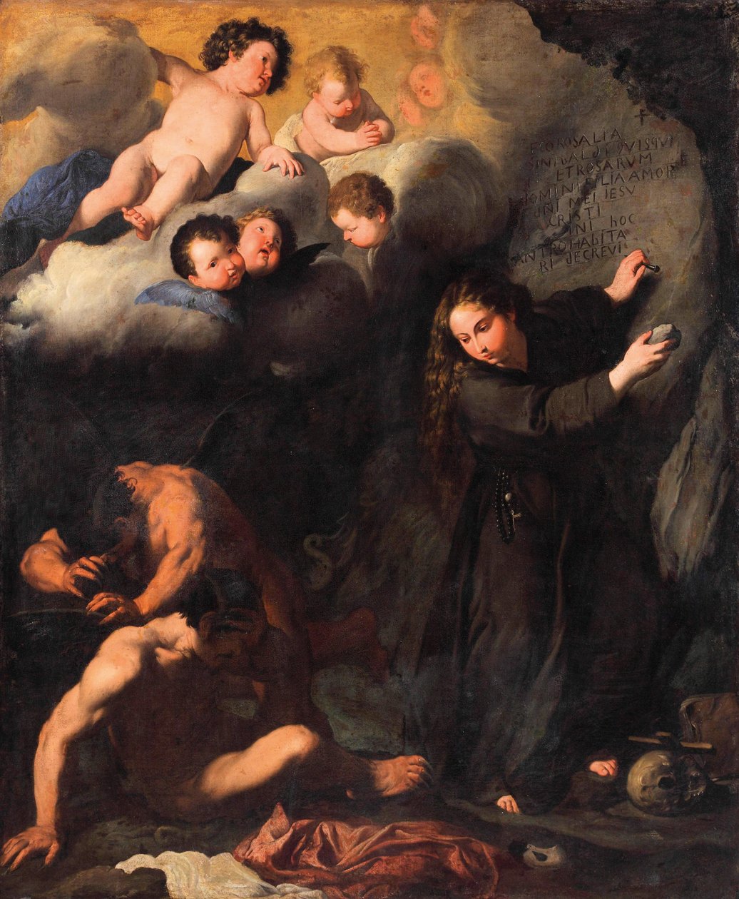 Saint Rosalia by Pietro Novelli
