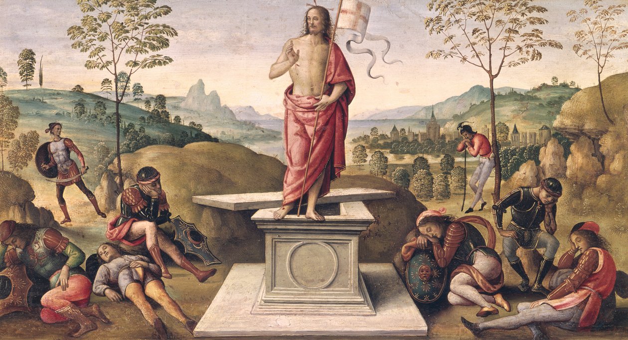 The Resurrection of Christ, from the Convent of San Pietro, Perugia by Pietro Perugino