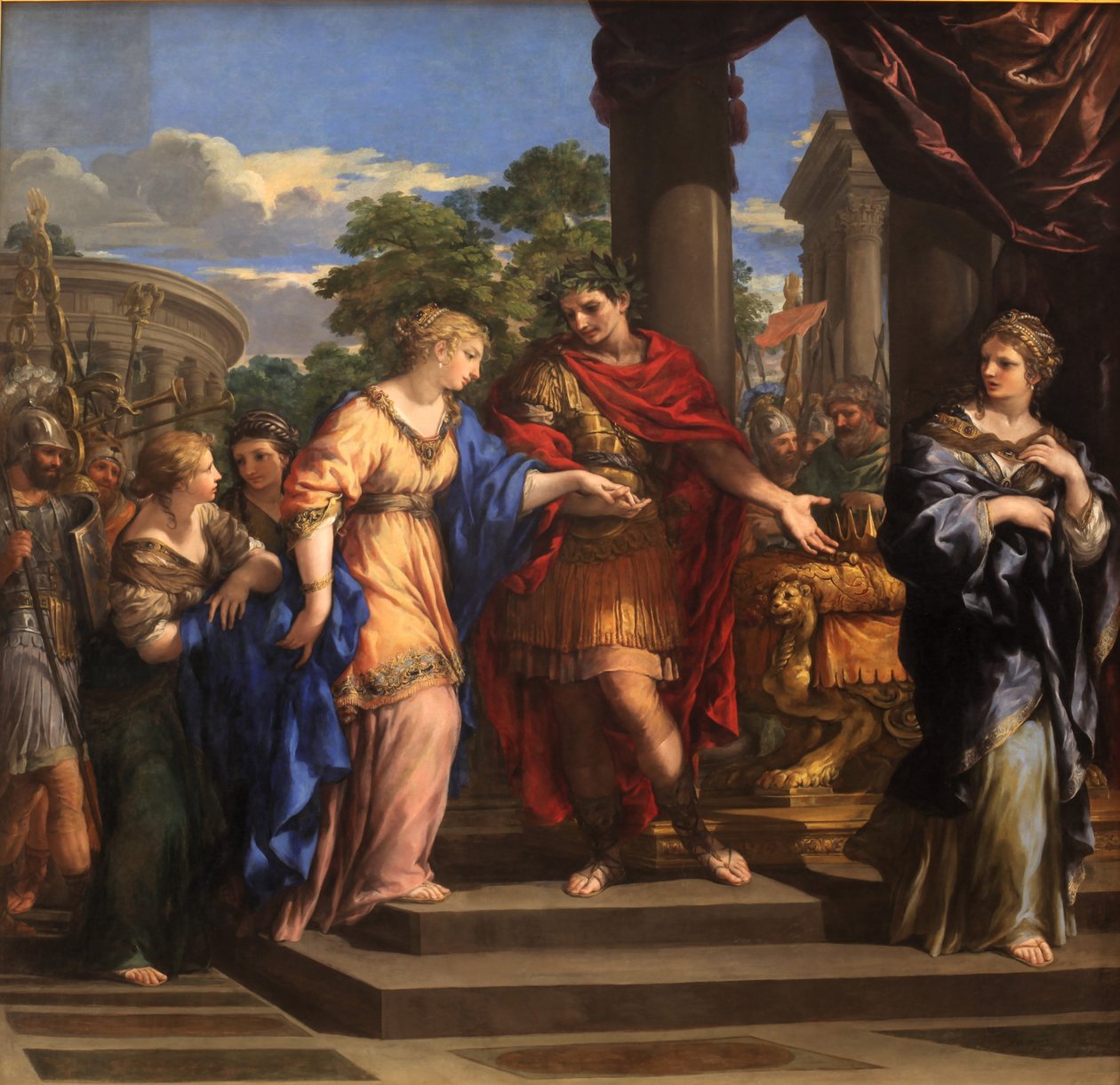 Caesar Gives Cleopatra the Egyptian Throne by Pietro da Cortona